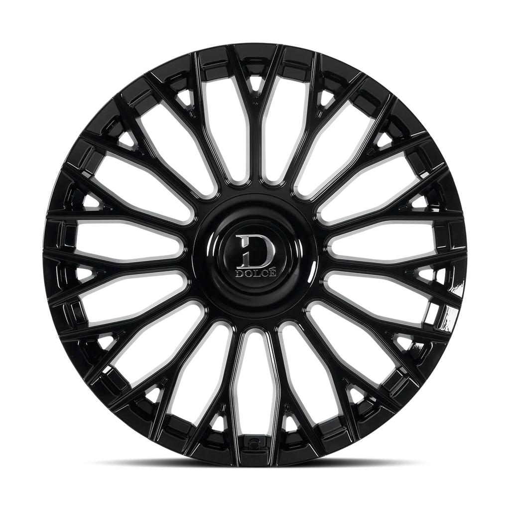 Dolce Luxury Roma 22x9.5 6x135/6x139.7 +35et 106.2 Gloss Black Wheel