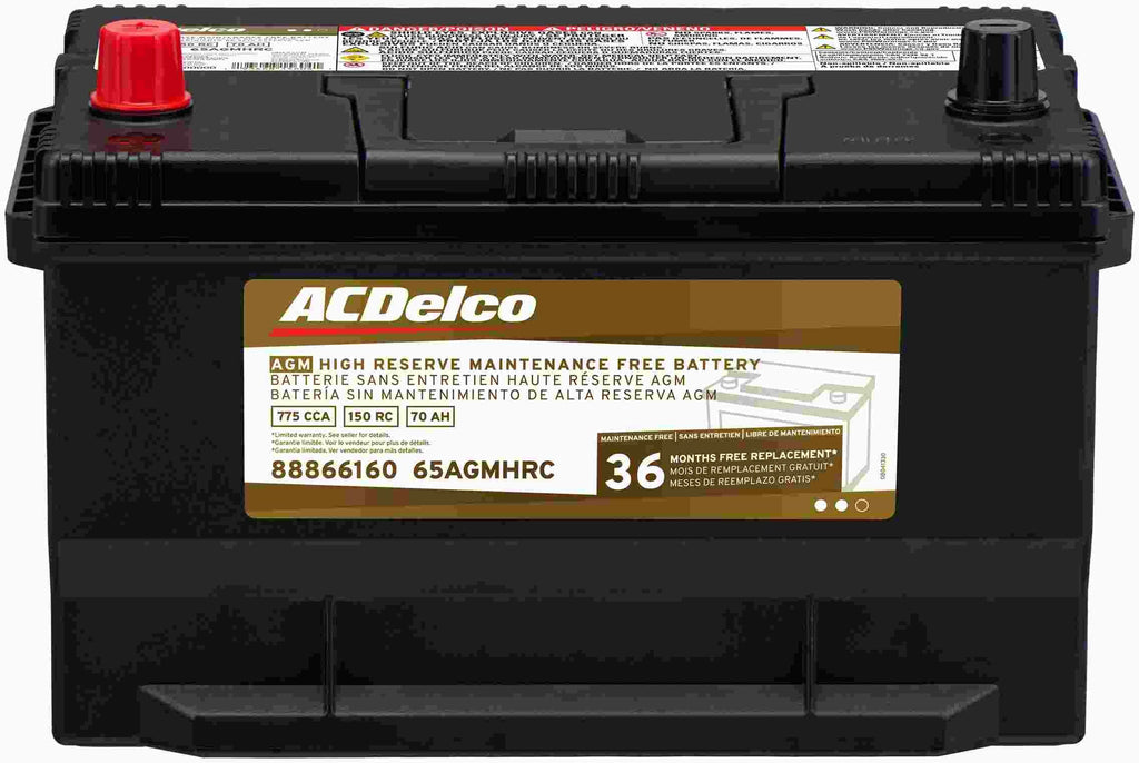 ACDelco® 65AGMHRC - Professional™ High Reserve AGM BCI Group 65 Battery