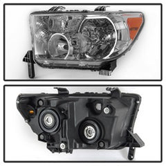 Toyota Tundra 07-13 / Toyota Sequoia 08-13 ( Will Not Fit Model With Headlight Washer ) Driver Side Headlight -OEM Left