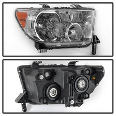 Toyota Tundra 07-13 / Toyota Sequoia 08-13 ( Will Not Fit Model With Headlight Washer ) Passenger Side Headlight -OEM Right