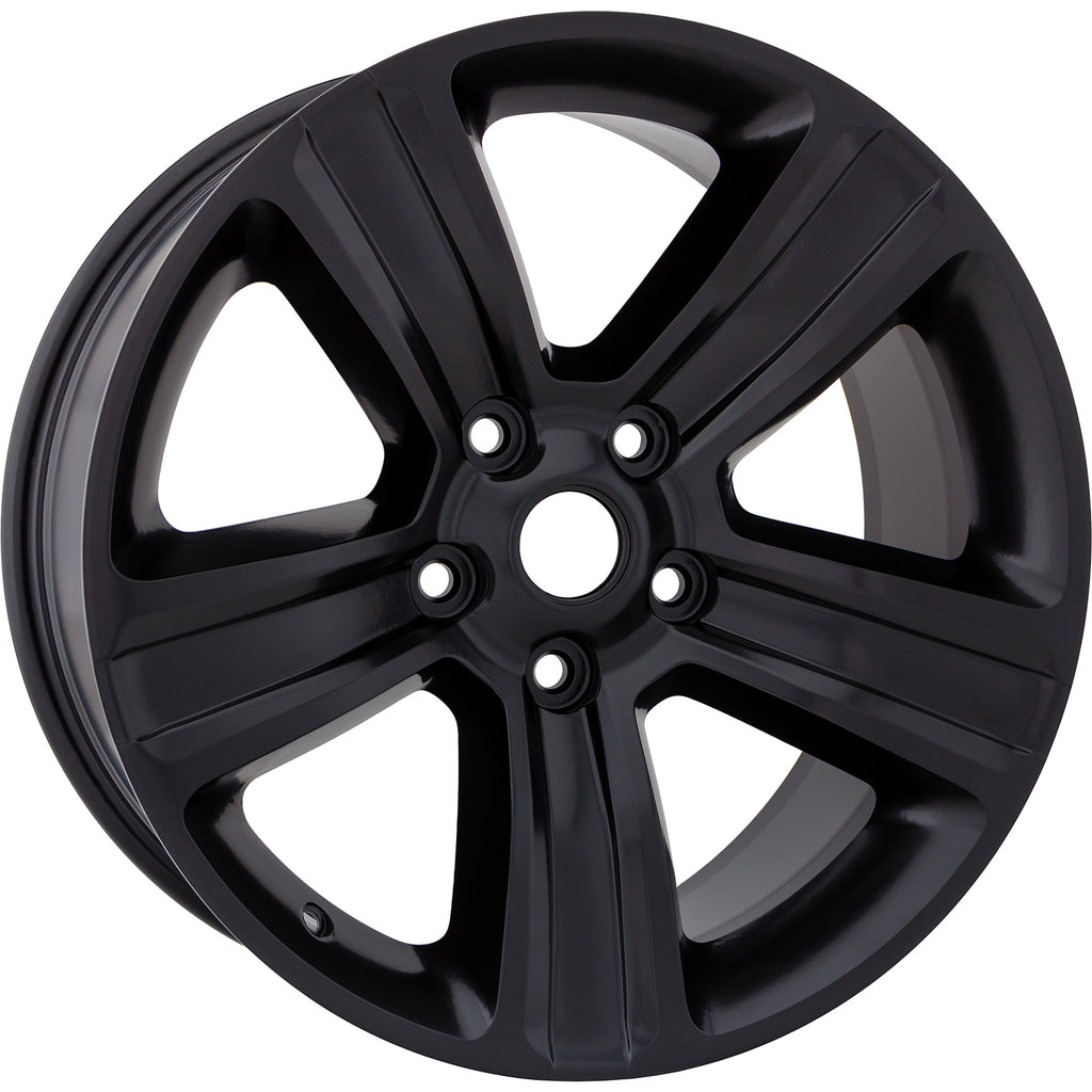 20x9 Factory Replacement New Alloy Wheel for 2013-2021 Dodge RAM 1500 with 5 Spoke Painted Black (Matte)