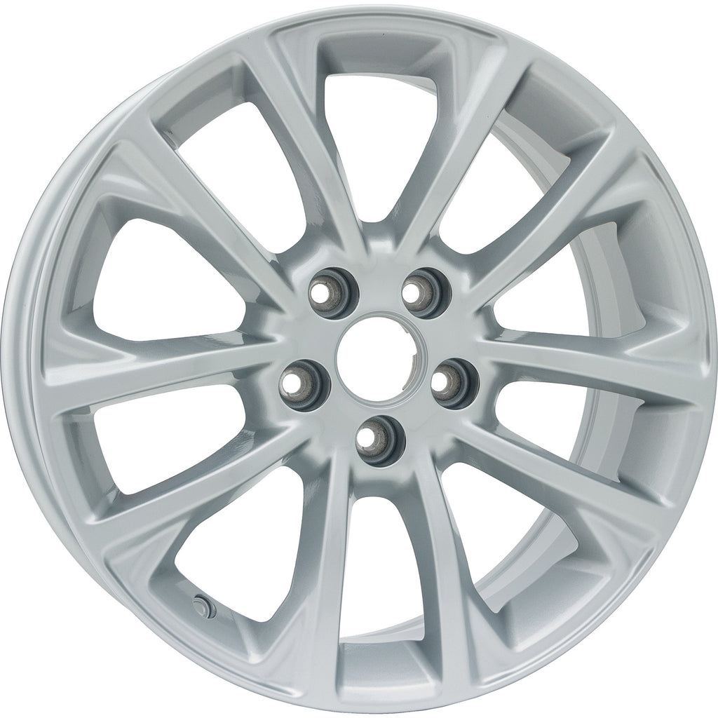  17x7 Factory Replacement New Alloy Wheel for 2019-2022 Jeep Cherokee with 10 Spoke Painted Silver