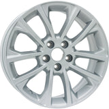  17x7 Factory Replacement New Alloy Wheel for 2019-2022 Jeep Cherokee with 10 Spoke Painted Silver