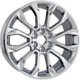 22x9 Factory Replacement New Alloy Wheel for 2022-2024 Chevrolet Silverado/Tahoe 1500 with 12 Spoke Chrome