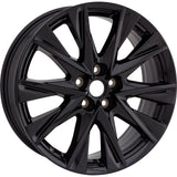  19x7 Factory Replacement New Alloy Wheel for 2021-2022 Mazda CX-5 with 10 Spoke Painted Black