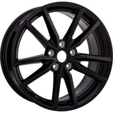  18x7.5 Factory Replacement New Alloy Wheel for 2019-2021 Volkswagen Golf GTI with 10 Spoke Painted Black