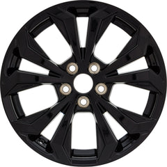  18x7 Factory Replacement New Alloy Wheel for 2022-2023 Toyota Rav-4 with 10 Spoke Painted Black