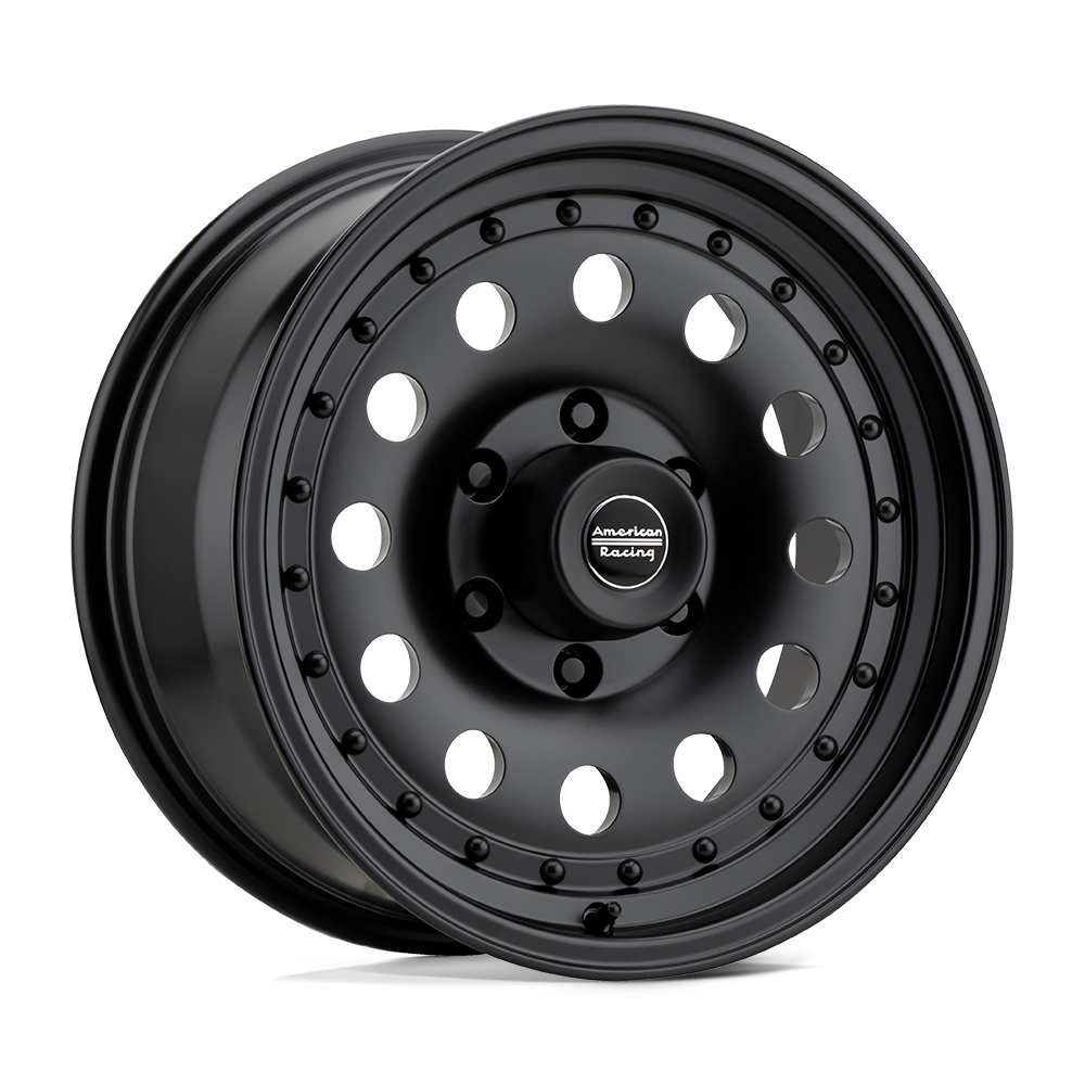 18X8 SATIN BLACK 18MM American Racing Wheel