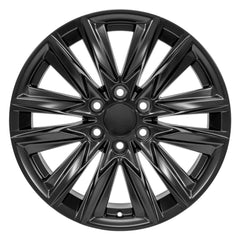 20x9 Replica Wheel CA91 fits Cadillac Escalade - Satin Black