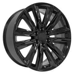 22x9 Replica Wheel CA91 fits Cadillac Escalade - Gloss Black