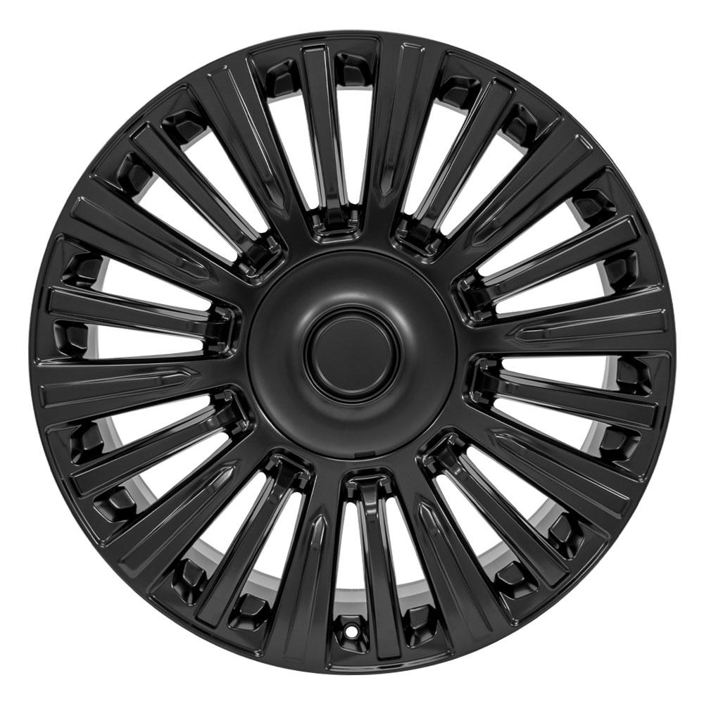 22x9 Replica Wheel CA92 fits Cadillac Escalade - Satin Black