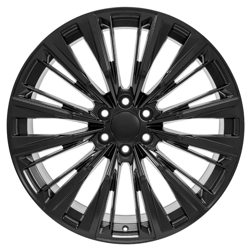 24x10 Replica Wheel CA93 fits Cadillac Escalade - Satin Black