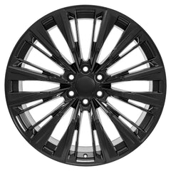 24x10 Replica Wheel CA93 fits Cadillac Escalade - Satin Black