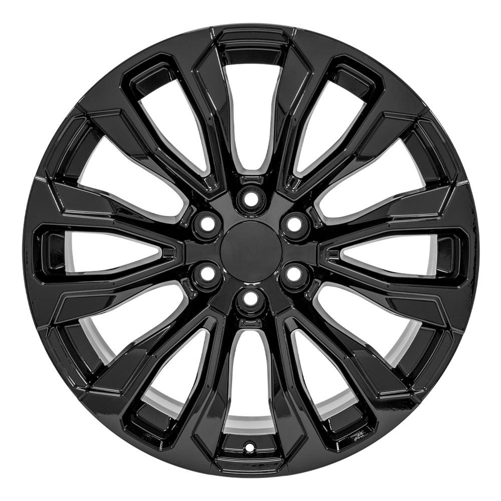 22x9 Replica Wheel CV30 fits GMC Yukon 1500 - Gloss Black