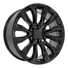 22x9 Replica Wheel CV30 fits GMC Yukon 1500 - Gloss Black