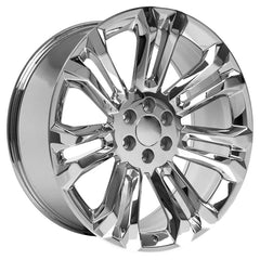 24x10 Replica Wheel CV43 fits Chevrolet Silverado - Chrome