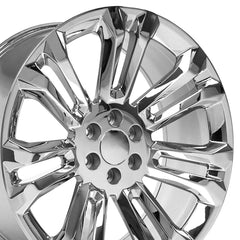 24x10 Replica Wheel CV43 fits Chevrolet Silverado - Chrome