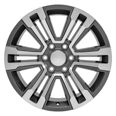 20x9 Replica Wheel CV44 fits GMC Yukon Denali - Gunmetal Machined