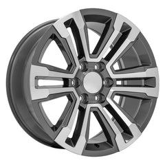 20x9 Replica Wheel CV44 fits GMC Yukon Denali - Gunmetal Machined