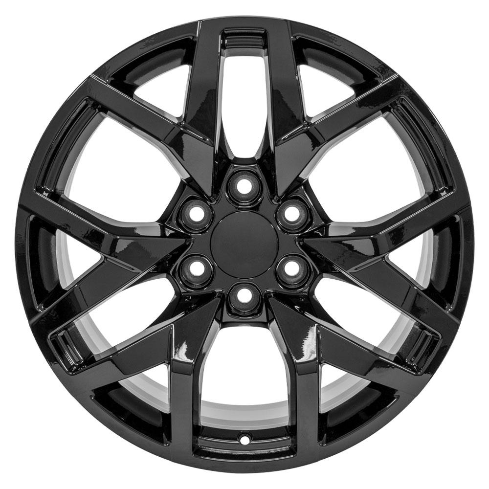 22x9 Replica Wheel CV66 fits Chevrolet Suburban 1500 - Gloss Black