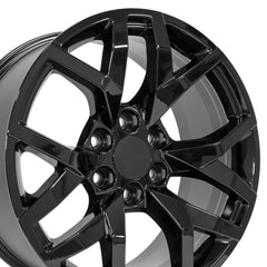 22x9 Replica Wheel CV66 fits Chevrolet Suburban 1500 - Gloss Black