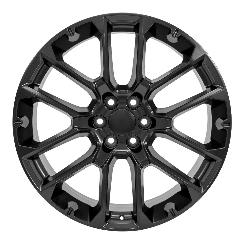 24x10 Replica Wheel CV67 fits Chevrolet Suburban 1500 - Satin Black