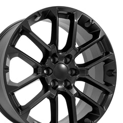 24x10 Replica Wheel CV67 fits Chevrolet Suburban 1500 - Satin Black