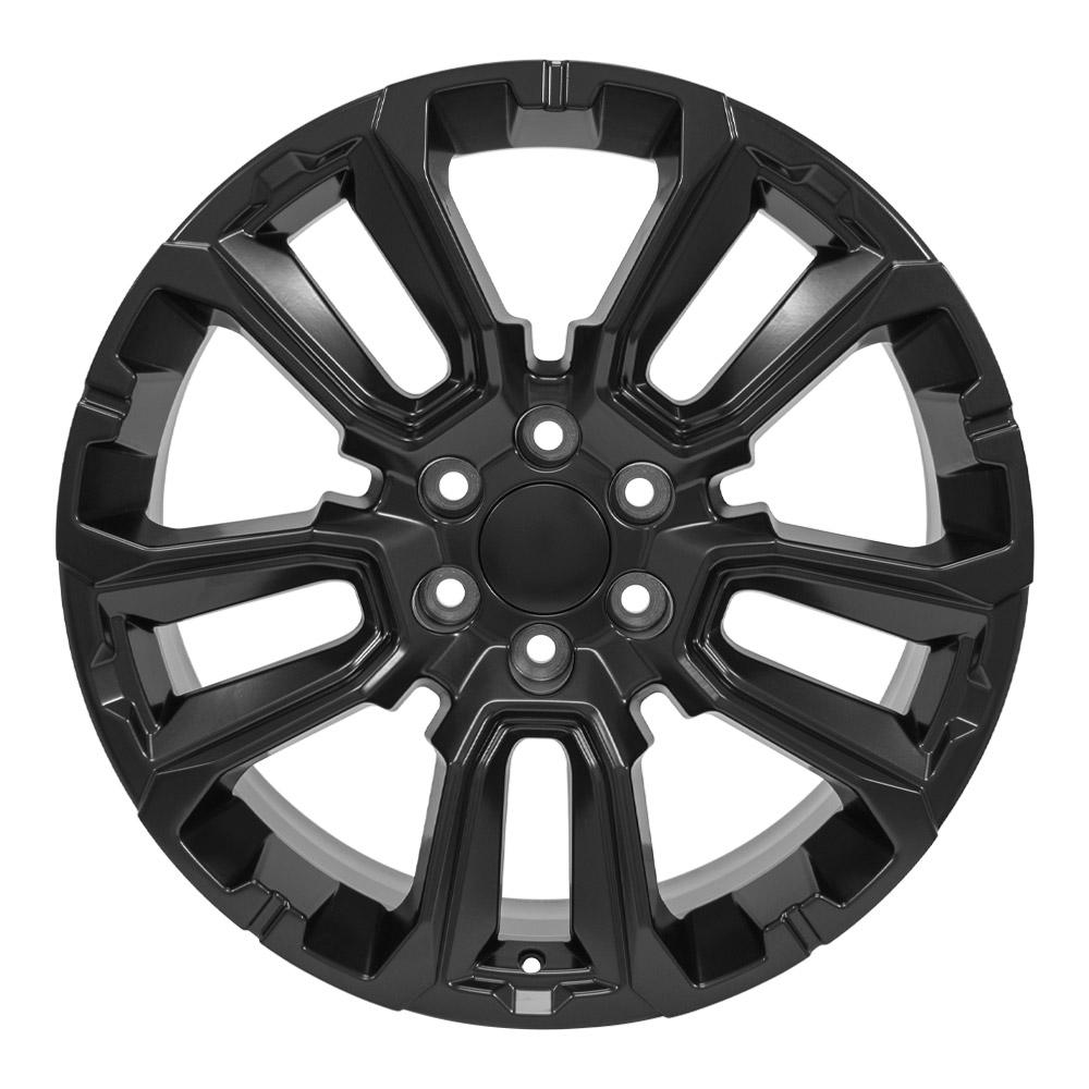 22x9 Replica Wheel CV68 fits Chevrolet Suburban 1500 - Satin Black