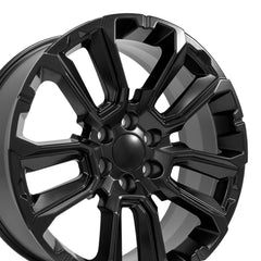 22x9 Replica Wheel CV68 fits Chevrolet Suburban 1500 - Satin Black