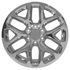 20x9 Replica Wheel CV98B fits Chevy Silverado - Chrome