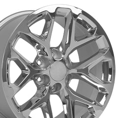 20x9 Replica Wheel CV98B fits Chevy Silverado - Chrome