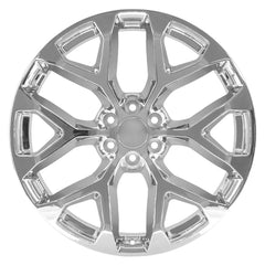 24x10 Replica Wheel CV98B fits Chevy Silverado - Chrome