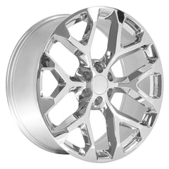 24x10 Replica Wheel CV98B fits Chevy Silverado - Chrome