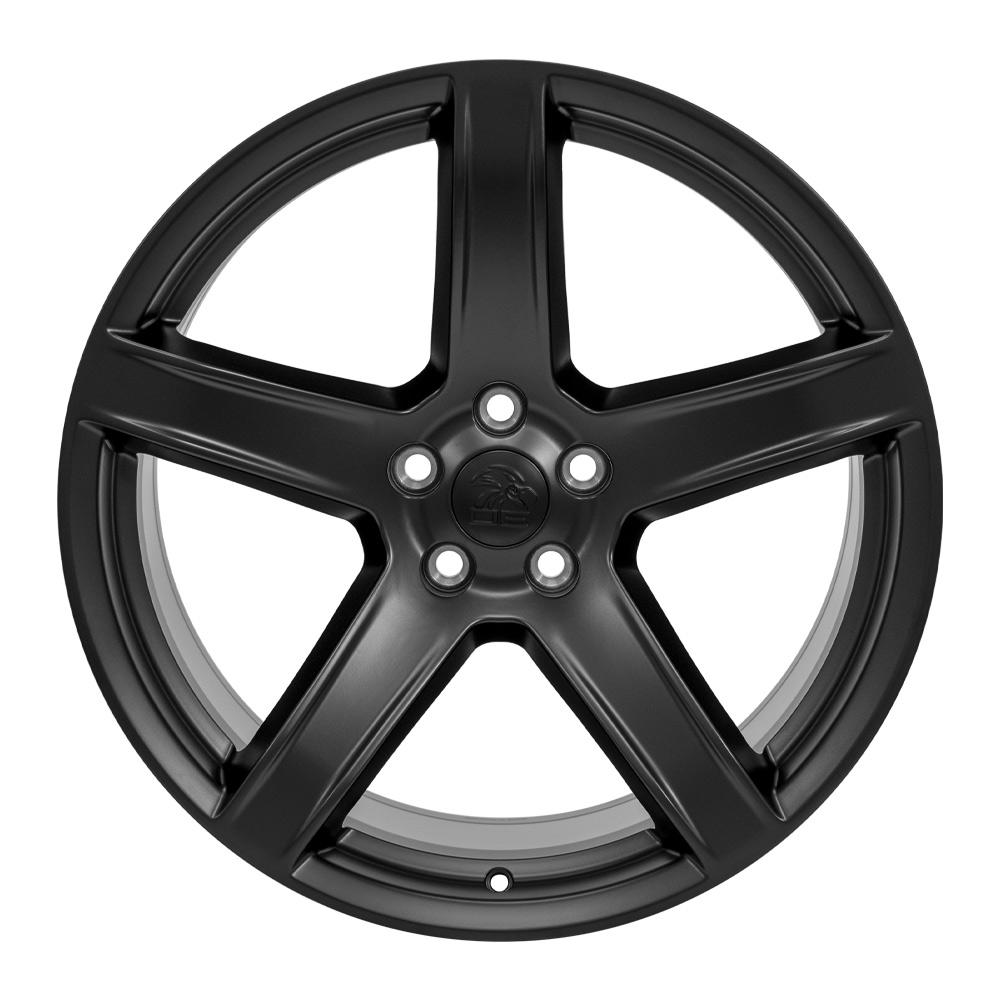 20x9.5 Replica Wheel DG22 fits Dodge Challenger - Satin Black