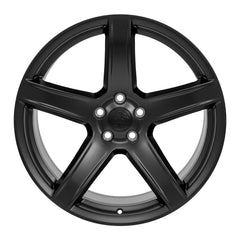 20x9.5 Replica Wheel DG22 fits Dodge Challenger - Satin Black