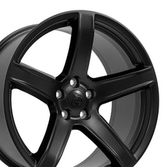 20x9.5 Replica Wheel DG22 fits Dodge Challenger - Satin Black