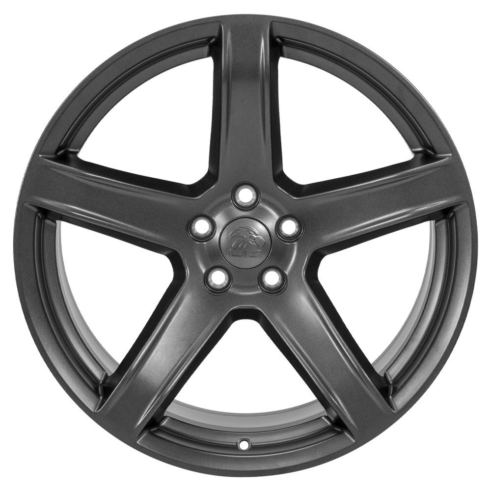 20x9.5 Replica Wheel DG22 fits Dodge Challenger - Satin Gunmetal