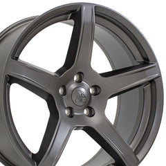 22x9.5 Replica Wheel DG22 fits Jeep Grand Cherokee - Satin Gunmetal