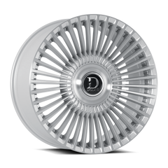 Dolce Luxury Trento 24x10 6x135/6x139.7 +35et 106.2 Glossy Silver Brush Face Wheel