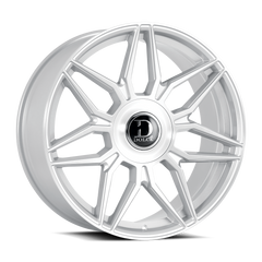 Dolce Luxury Verona 22x9.5 6x135/6x139.7 +18et 106.2 Glossy Silver Brush Face Wheel