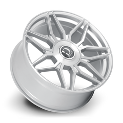 Dolce Luxury Verona 22x9.5 6x135/6x139.7 +18et 106.2 Glossy Silver Brush Face Wheel