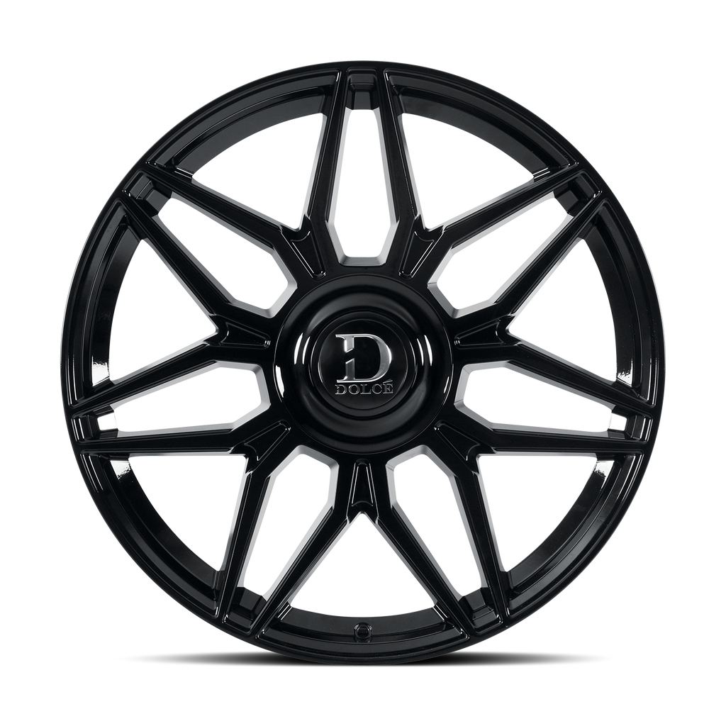 Dolce Luxury Verona 22x9.5 6x135/6x139.7 +18et 106.2 Gloss Black Wheel