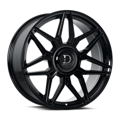 Dolce Luxury Verona 24x10 6x139.7 +25et 66.6 Gloss Black Wheel