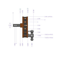 
   Gen-Y Hitch GH-514 MEGA-DUTY Trailer Hitch Ball Mount