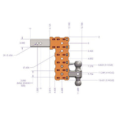 
   Gen-Y Hitch GH-2413X Phantom Trailer Hitch Ball Mount