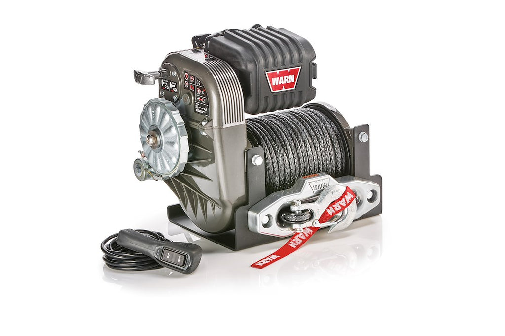 Warn 106175 Winch – 10,000 lb Pull Capacity with 150 ft Synthetic Rope