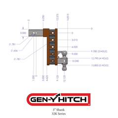 
   Gen-Y Hitch GH-1723 MEGA-DUTY Trailer Hitch Ball Mount