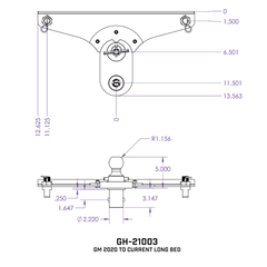 
   Gen-Y Hitch GH-21003 Gooseneck Trailer Hitch Ball - GoosePuck