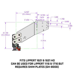 
   Gen-Y Hitch GH-8045AL EXECUTIVE Torsion Flex Gooseneck Trailer Coupler