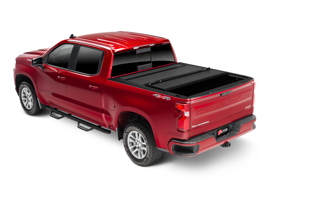 BAK IND - Tonneau Cover 448134 BAKFLIP MX4 MATTE FINISH 20 GM SILV